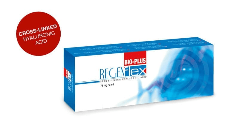Regenflex Bio – Plus / ενισχυμένες φυσικές θεραπευτικές ιδιότητες του υαλουρονικού οξέος
